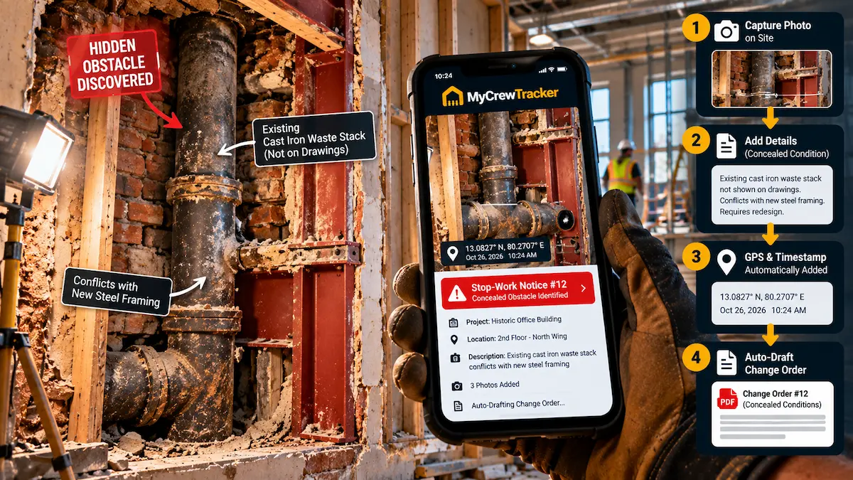 How to Prove & Price Concealed Condition Change Orders in Remodeling and Commercial TI
