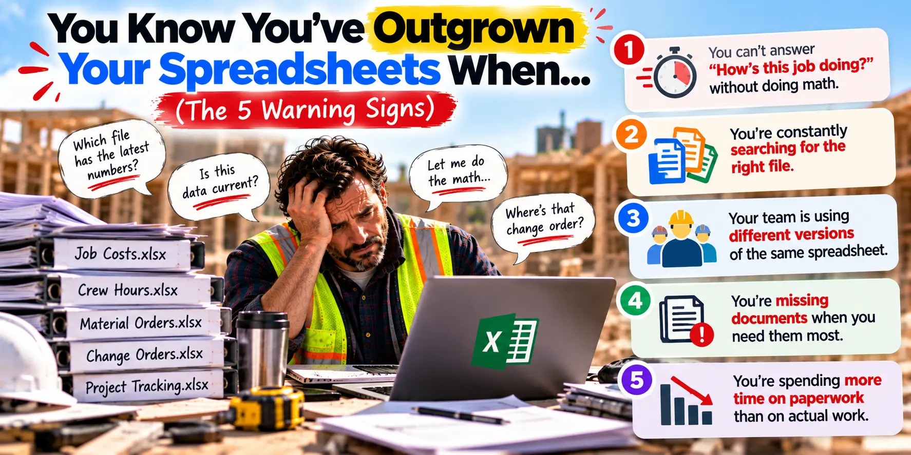You Know You've Outgrown Your Spreadsheets When… (The 5 Warning Signs)