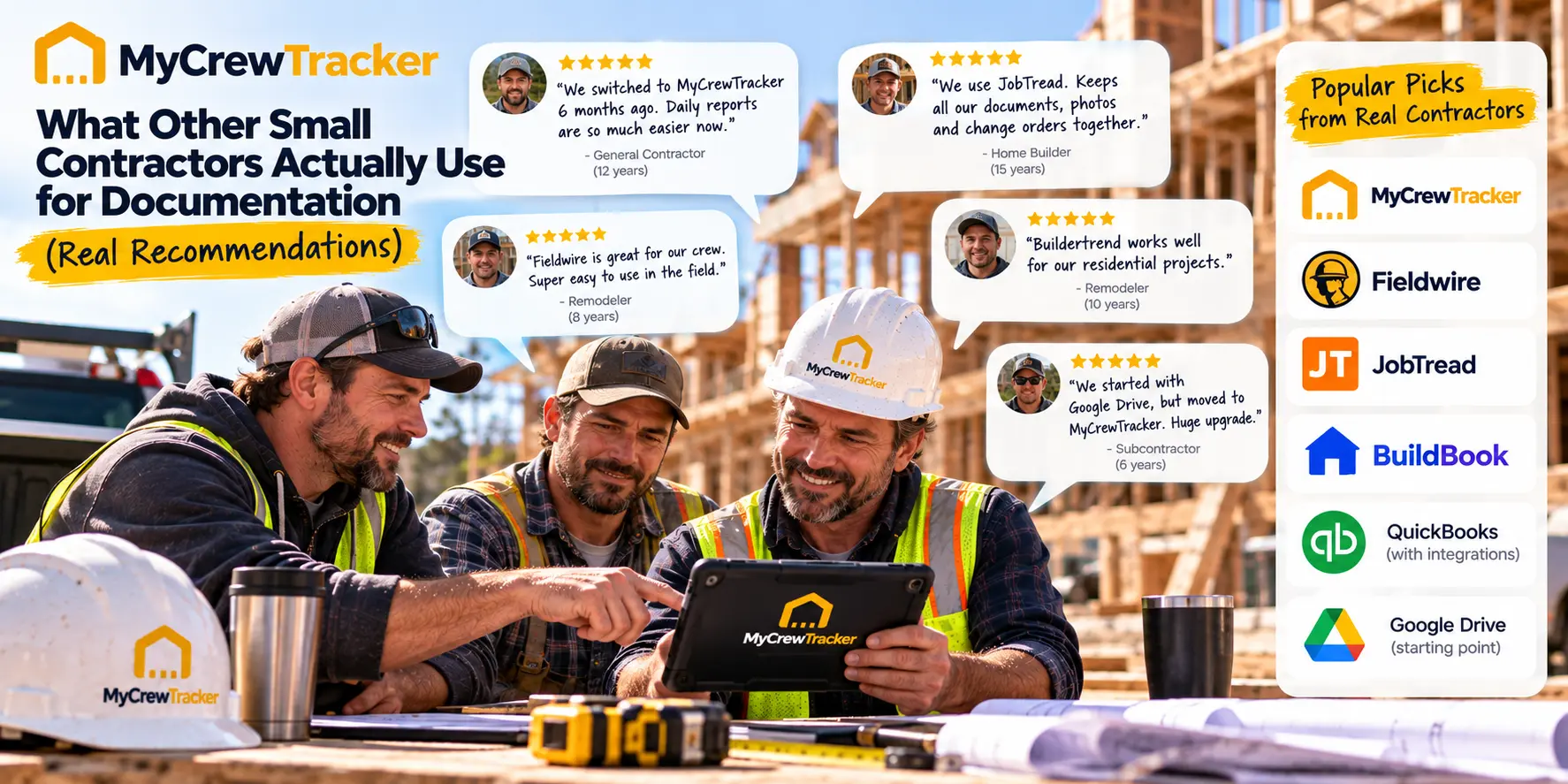 What Other Small Contractors Actually Use for Documentation (Real Recommendations)
