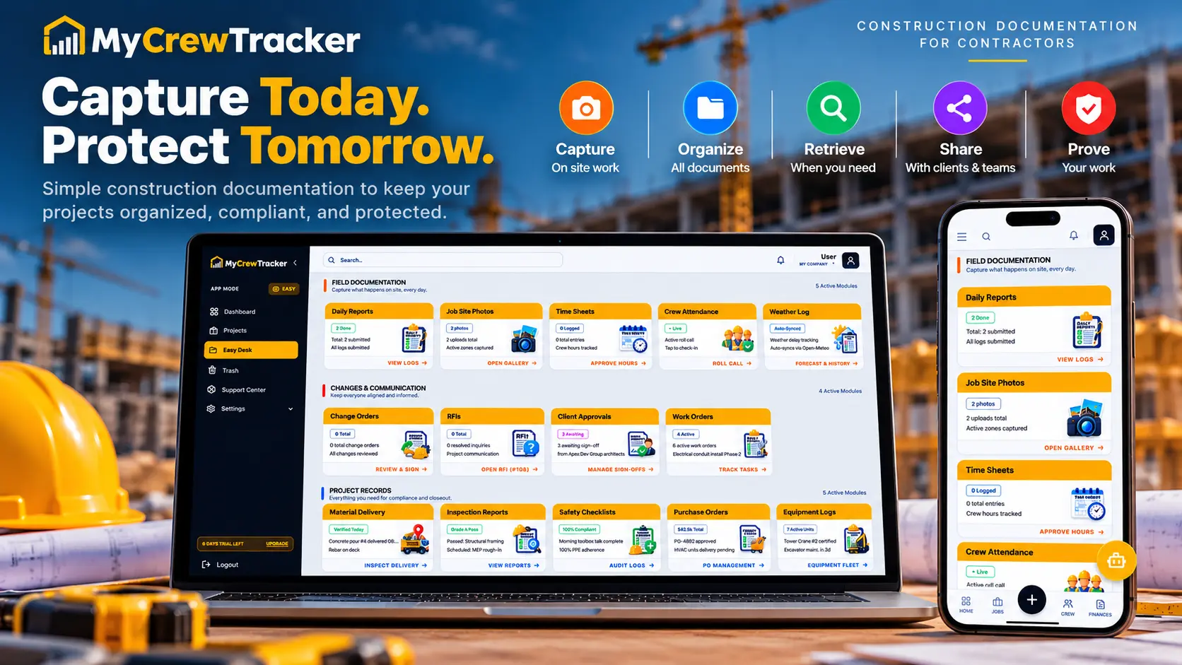 MyCrewTracker App Screenshot